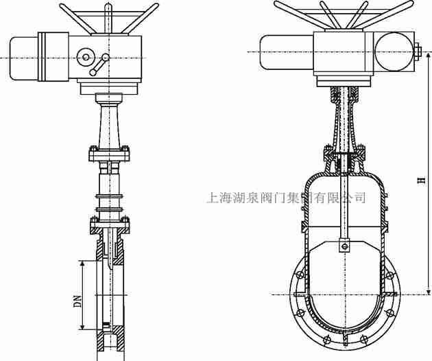 电动刀型闸阀